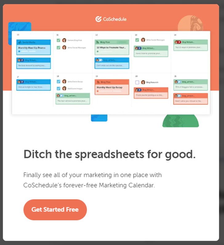 Copywriting example, headline addresses a pain point, Geri Mileva
