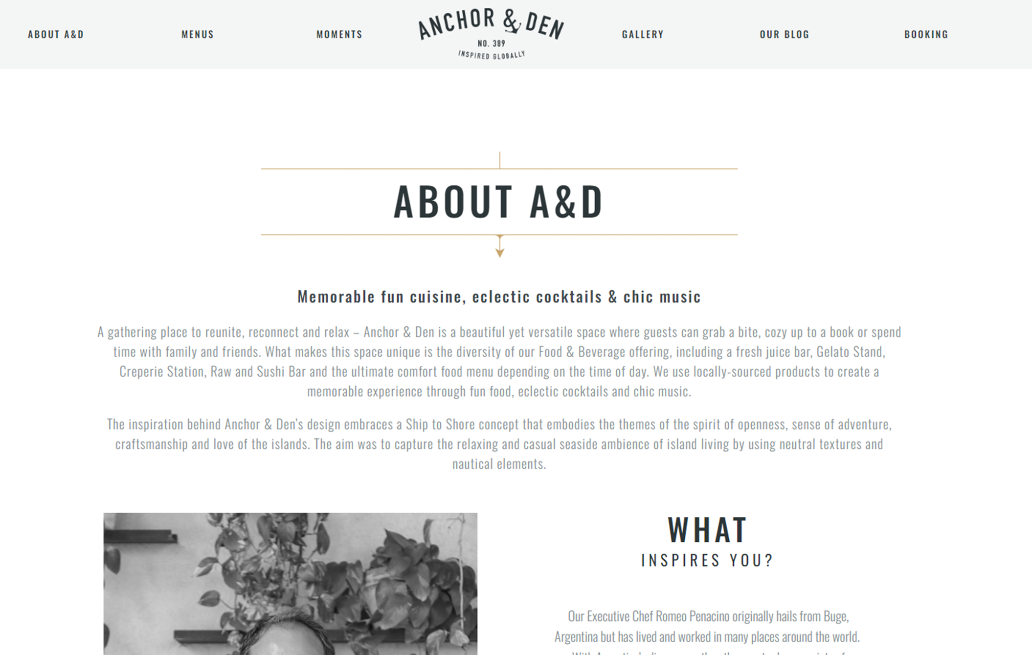 Copywriting, clever font choices and sufficient white space, Geri Mileva